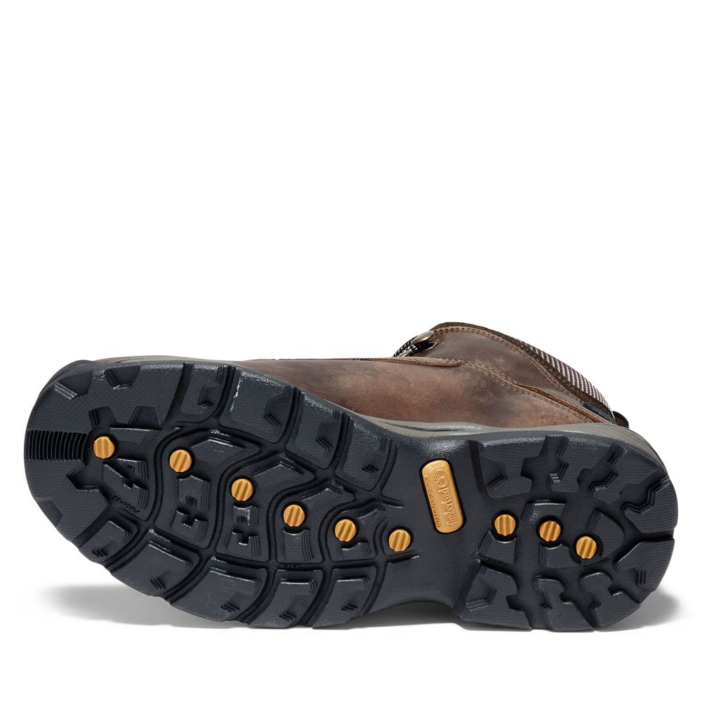 Botas de Caminhada Feminino - Timberland White Ledge Mid Impermeavel - TEYVC7213 - Marrom Escuro